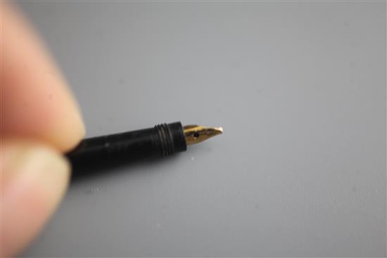 A Watermans Worlds Smallest safety pen, 5.1CM. Box 5.7cm.